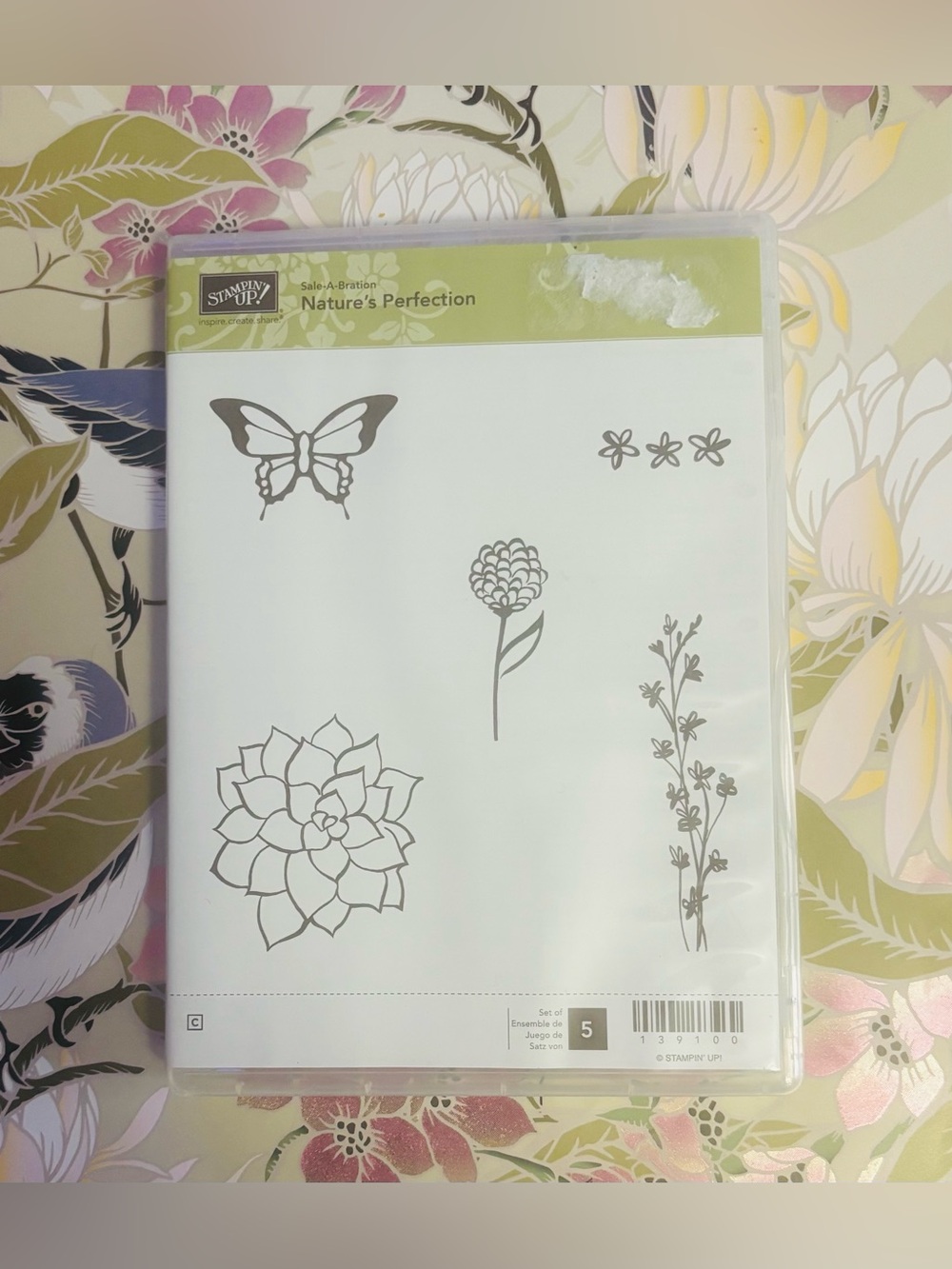 NEW  RETIRED Stampin Up 5pc Sale-A-Bration Promotional Set